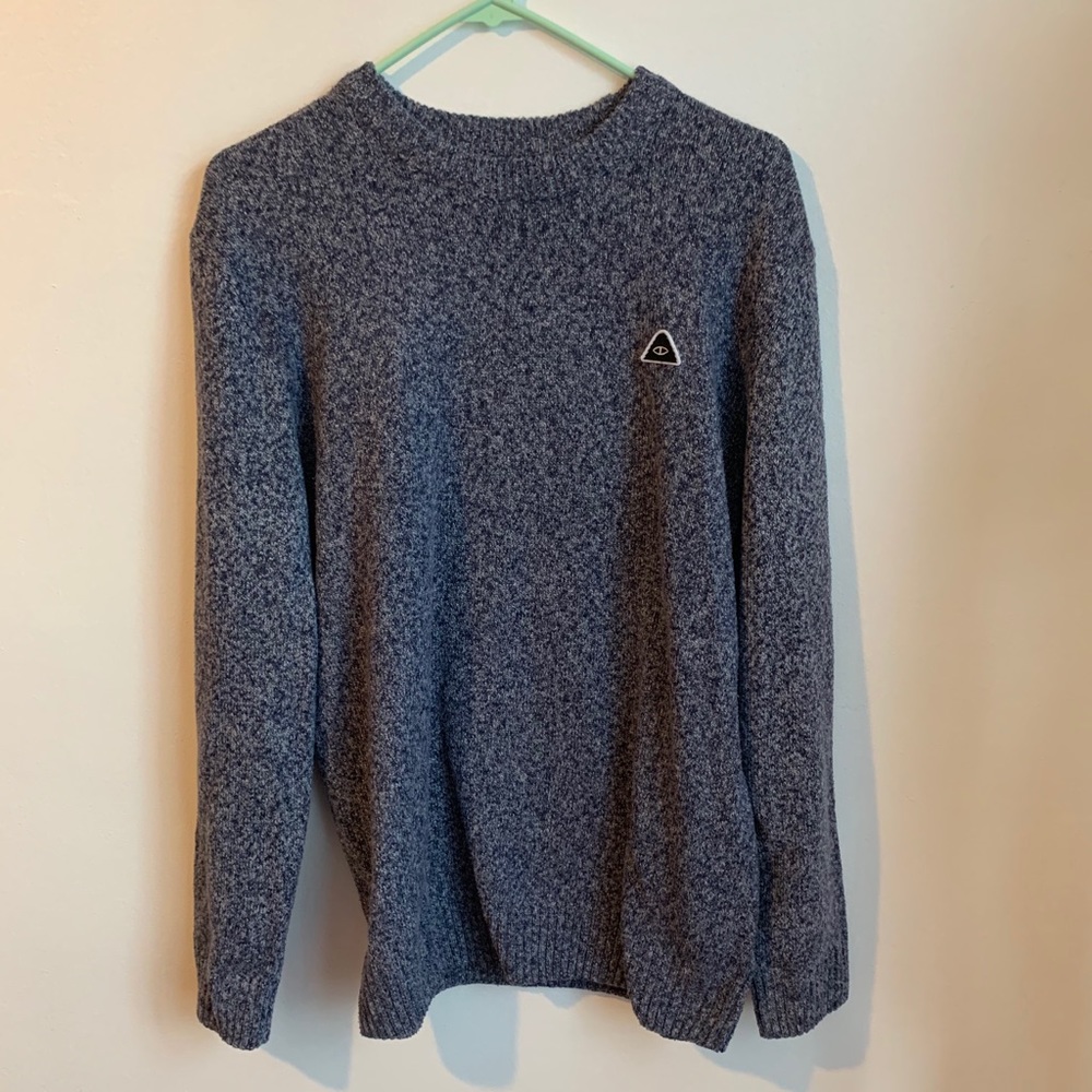 Poler Speck Fleck Sweater in Petrol Blue